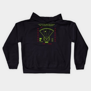 Alien Motion Tracker I Cant Lie About Your Chances Kids Hoodie